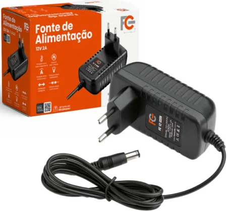 Fonte Adaptadora 12V 1,5A - FC